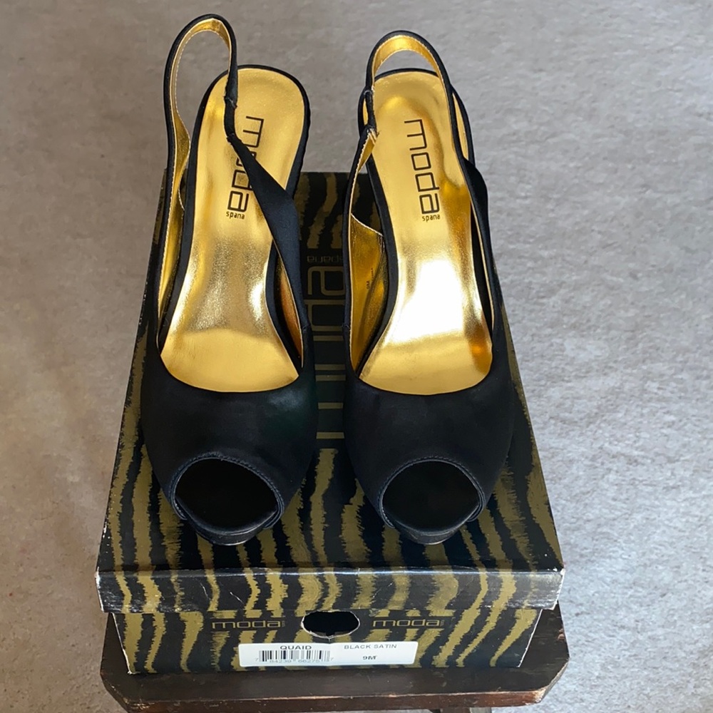 Moda Spana, Size 9, Black, Heels